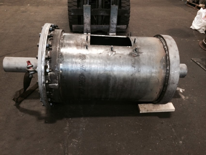 Main cylinder of ceramic mill partially completed