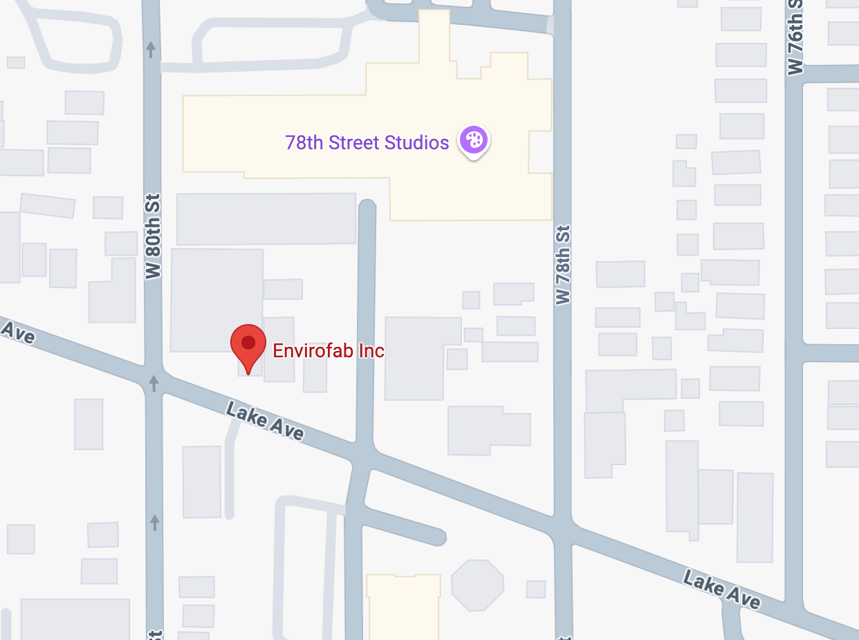 map of Envirofab's location