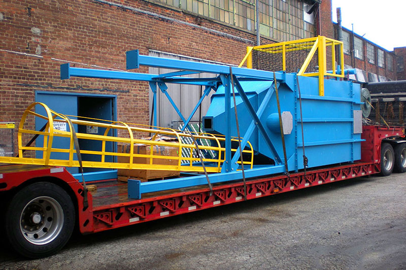product on truck trailer ready for delivery